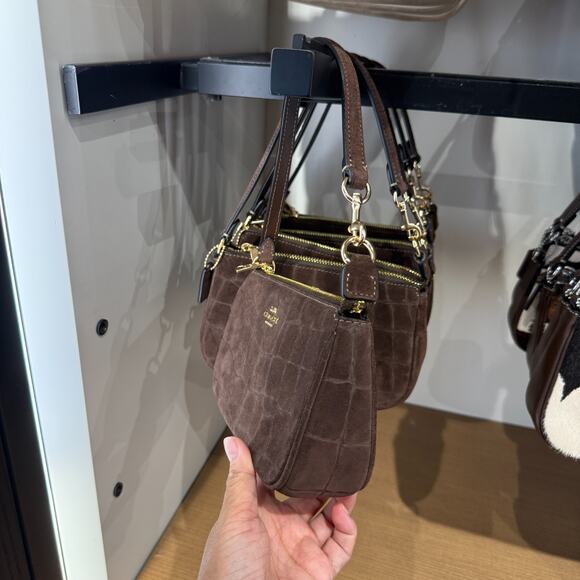 Coach Nolita 19 CCF61, embossed crocodile/Gold/Maple - Picture 4 of 15